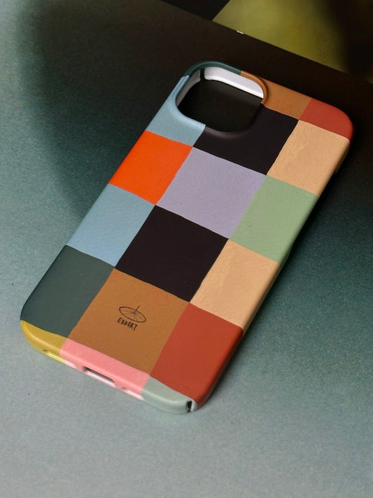 Minimalist Color Plaid Phone Case