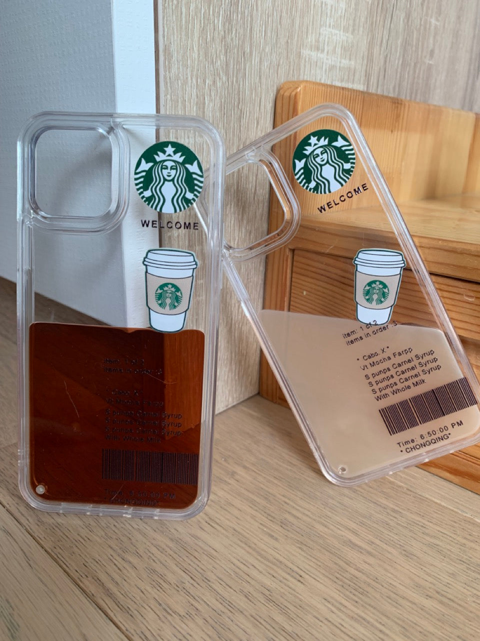 3D Coffee Floating Phone Case