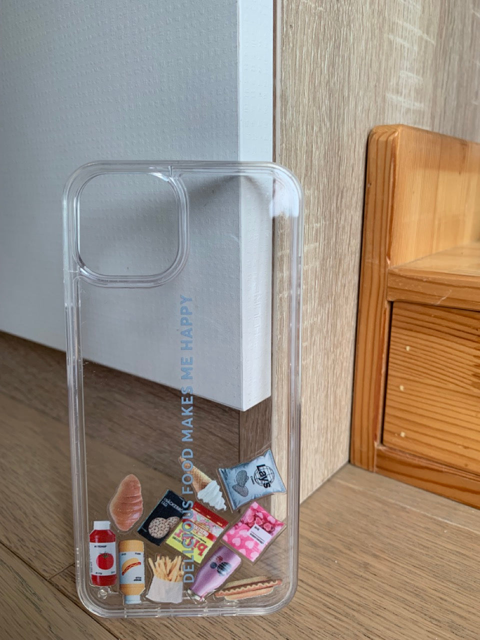 3D Snacks Floating Phone Case
