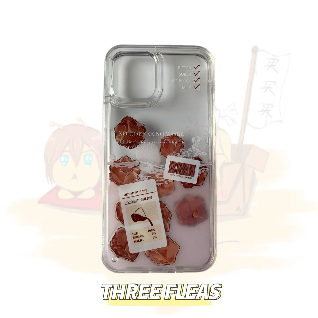 3D Ice Cube Floating Phone Case