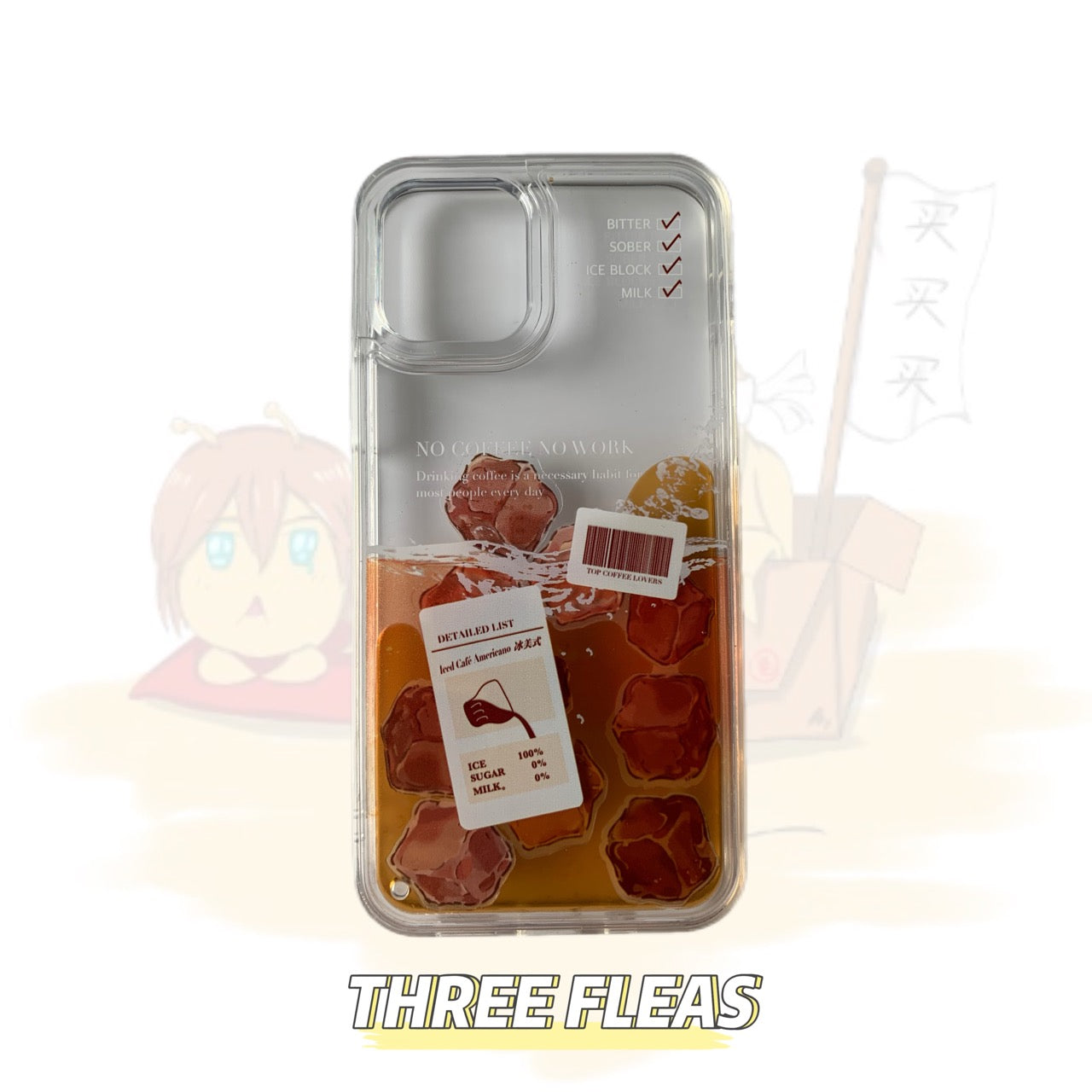 3D Ice Cube Floating Phone Case
