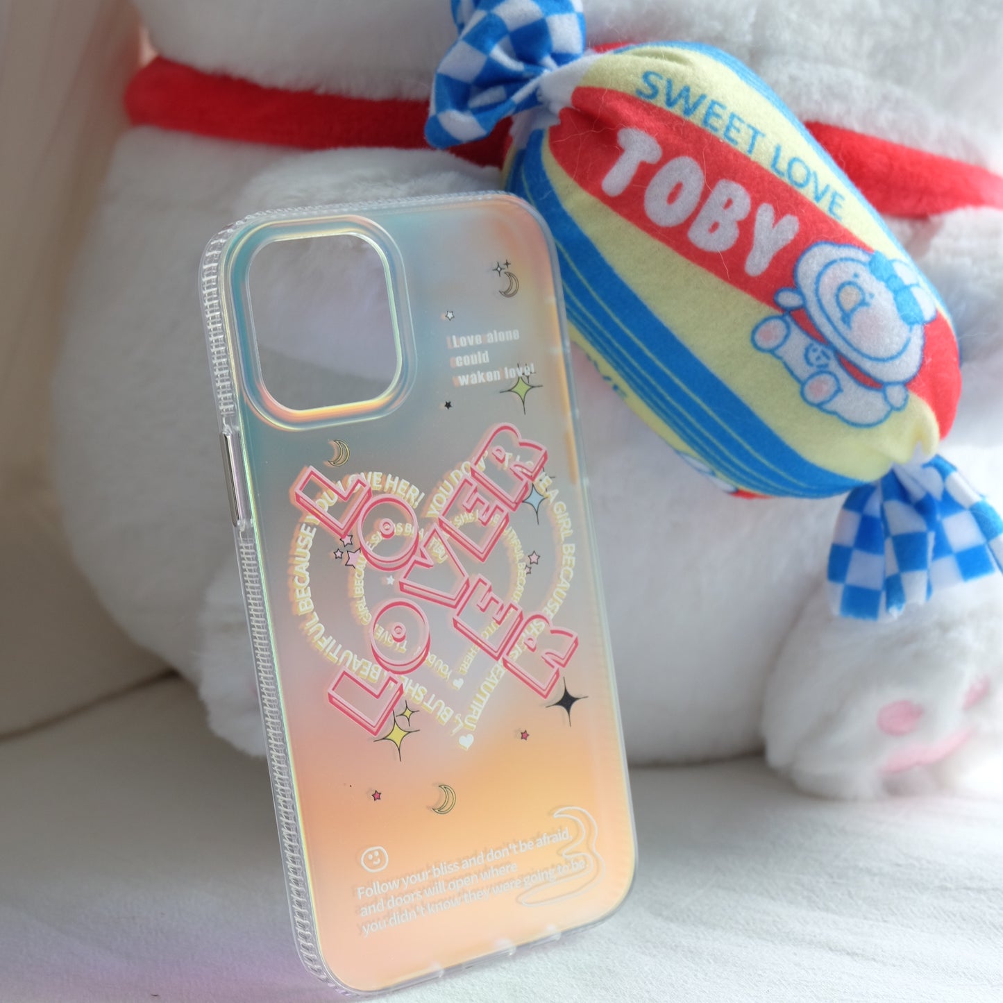 Simple technology sense laser phone case