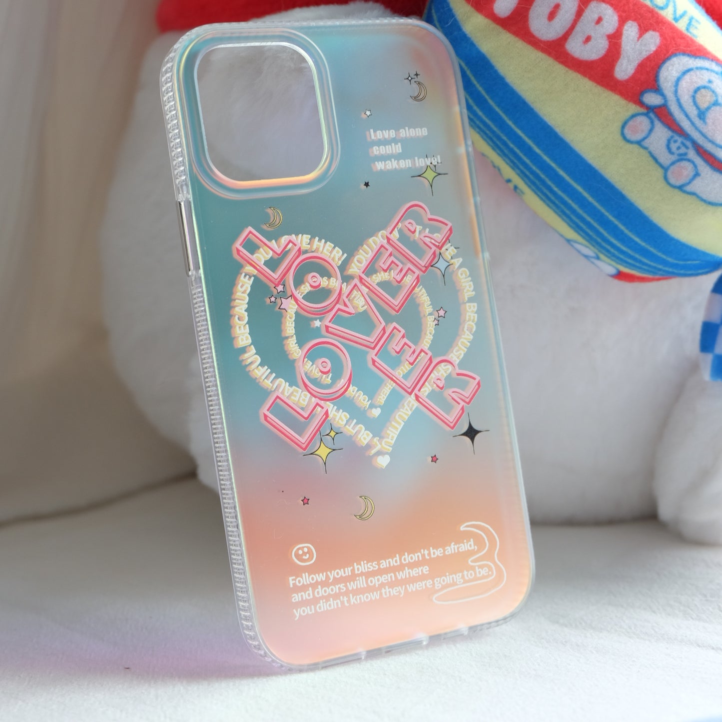 Simple technology sense laser phone case