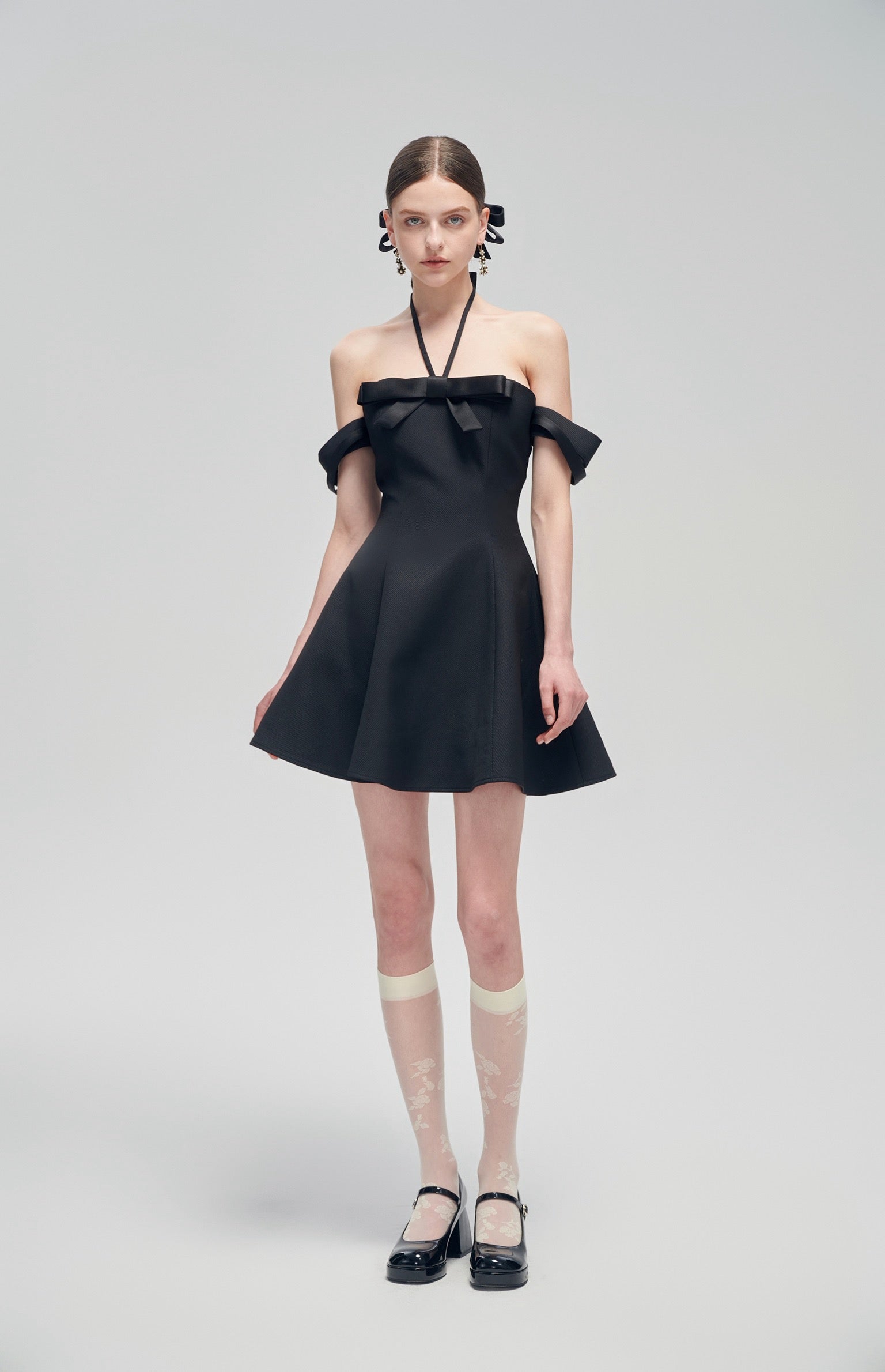 Black Bow Mini Dress | Dress | Three Fleas Black Bow Mini Dress | Dress | Three Fleas