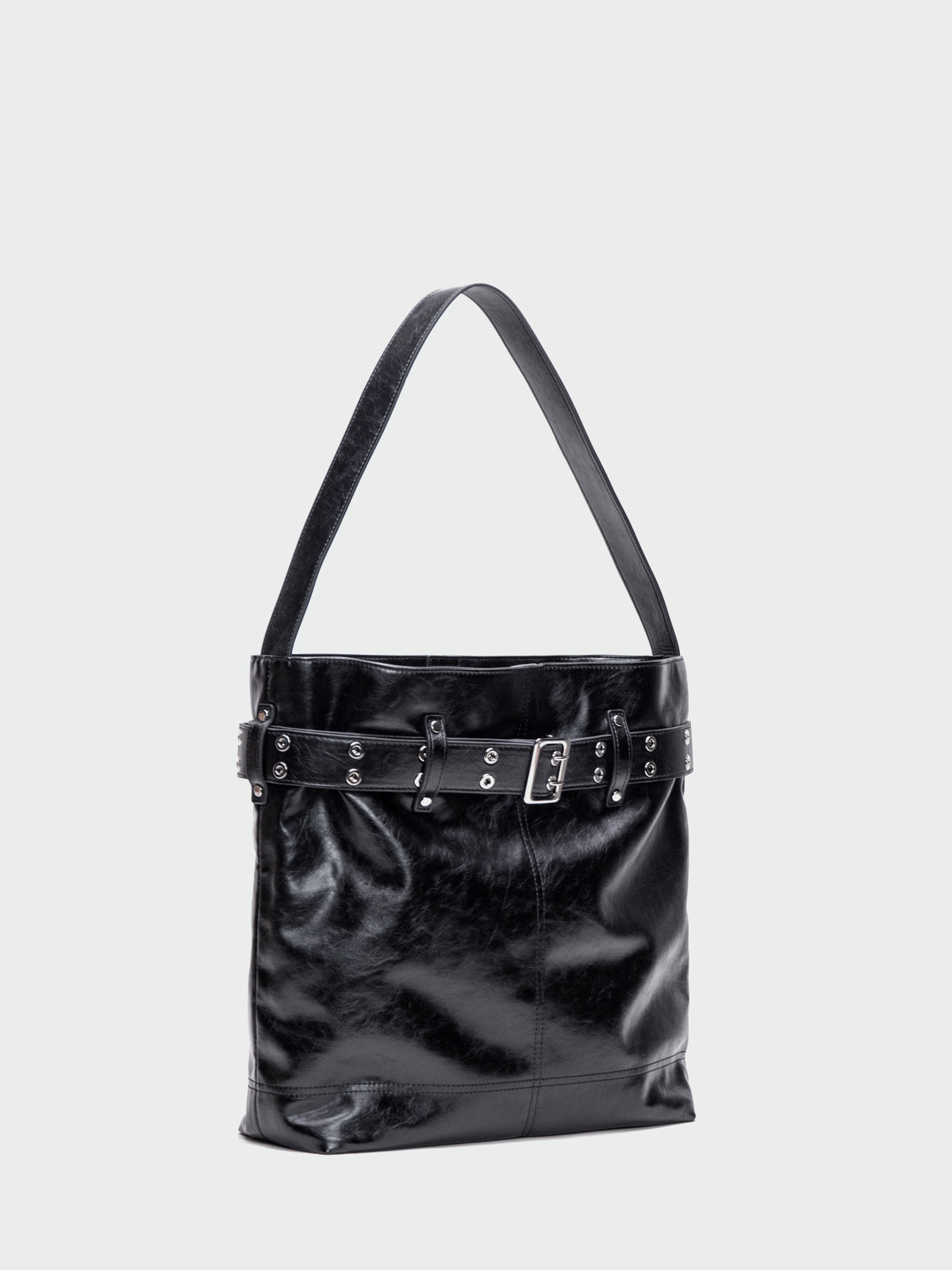 Black Strap Shoulder Bag