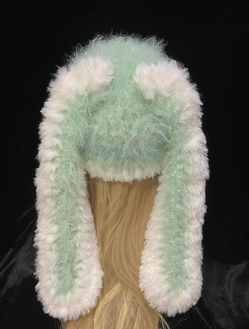 Bunny Ears Handmade Crochet Hat