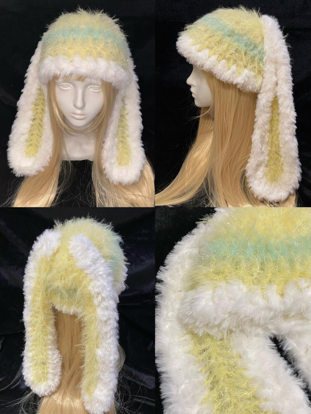 Bunny Ears Handmade Crochet Hat