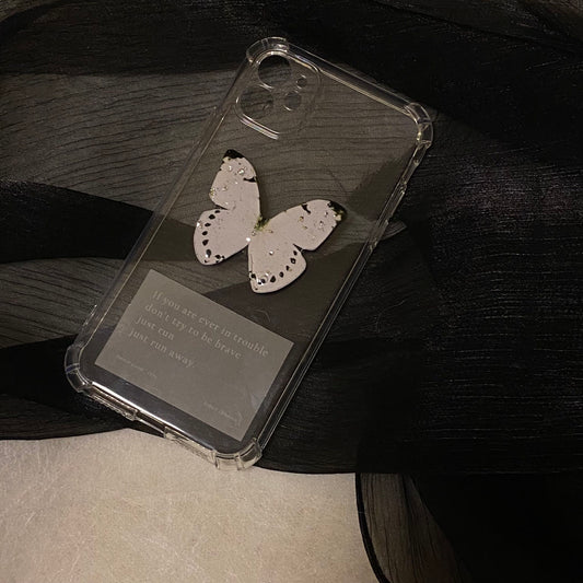 Butterfly Stand Clear Phone Case