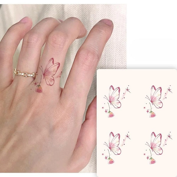 Butterfly Waterproof Temporary Tattoo Stickers Set