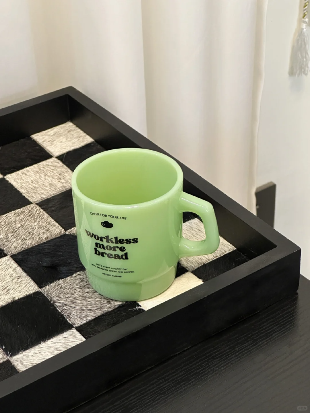 Cheer For Your Life Statement Glass Cup