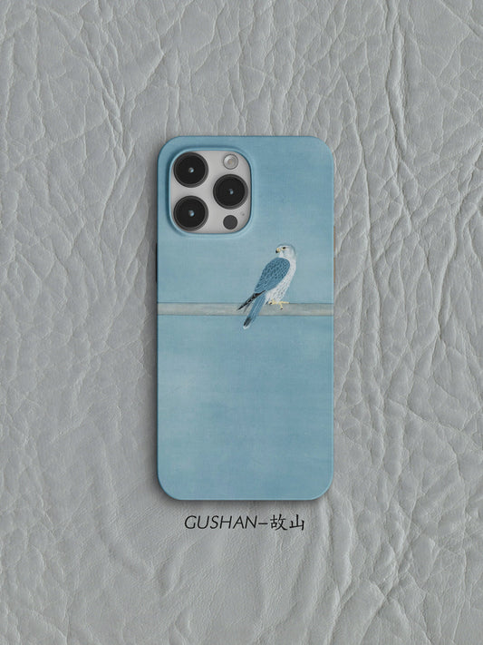 「Chinoiserie」Blue Bird Printed Phone Case