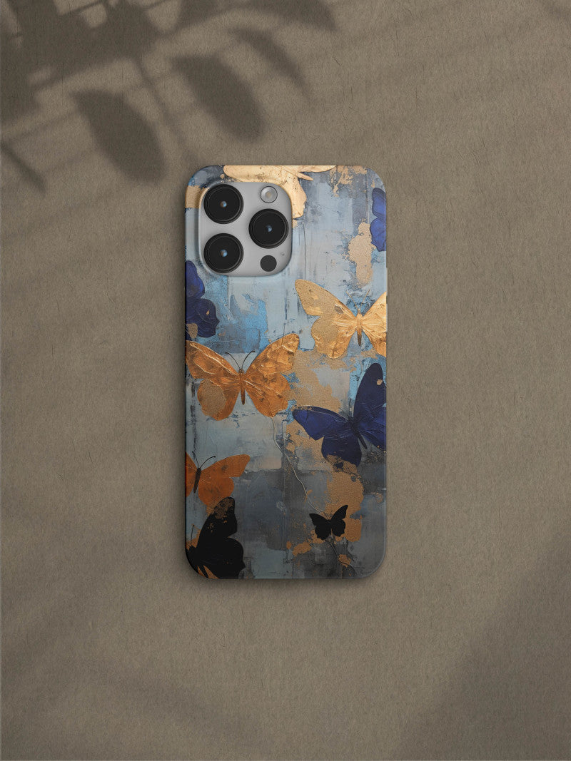 「Chinoiserie」Butterfly Fluttering Printed Phone Case