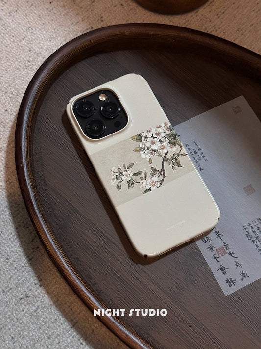 「Chinoiserie」Flower Printed Phone Case