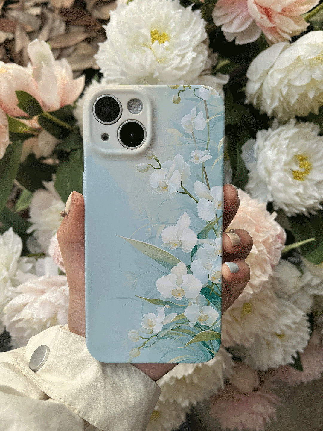 Chinoiserie」Noble Orchid Printed Phone Case | Phone Case Chinoiserie」Noble Orchid Printed Phone Case | Phone Case