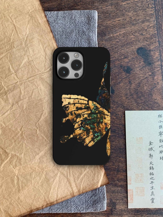 「Chinoiserie」Rusty Butterfly Printed Phone Case