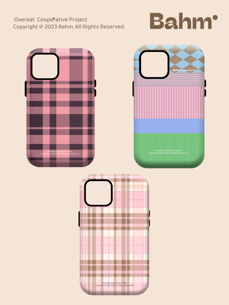Classic Plaid Stripe Double Layer Phone Case | iPhone Accessories | Three Fleas Classic Plaid Stripe Double Layer Phone Case | iPhone Accessories | Three Fleas