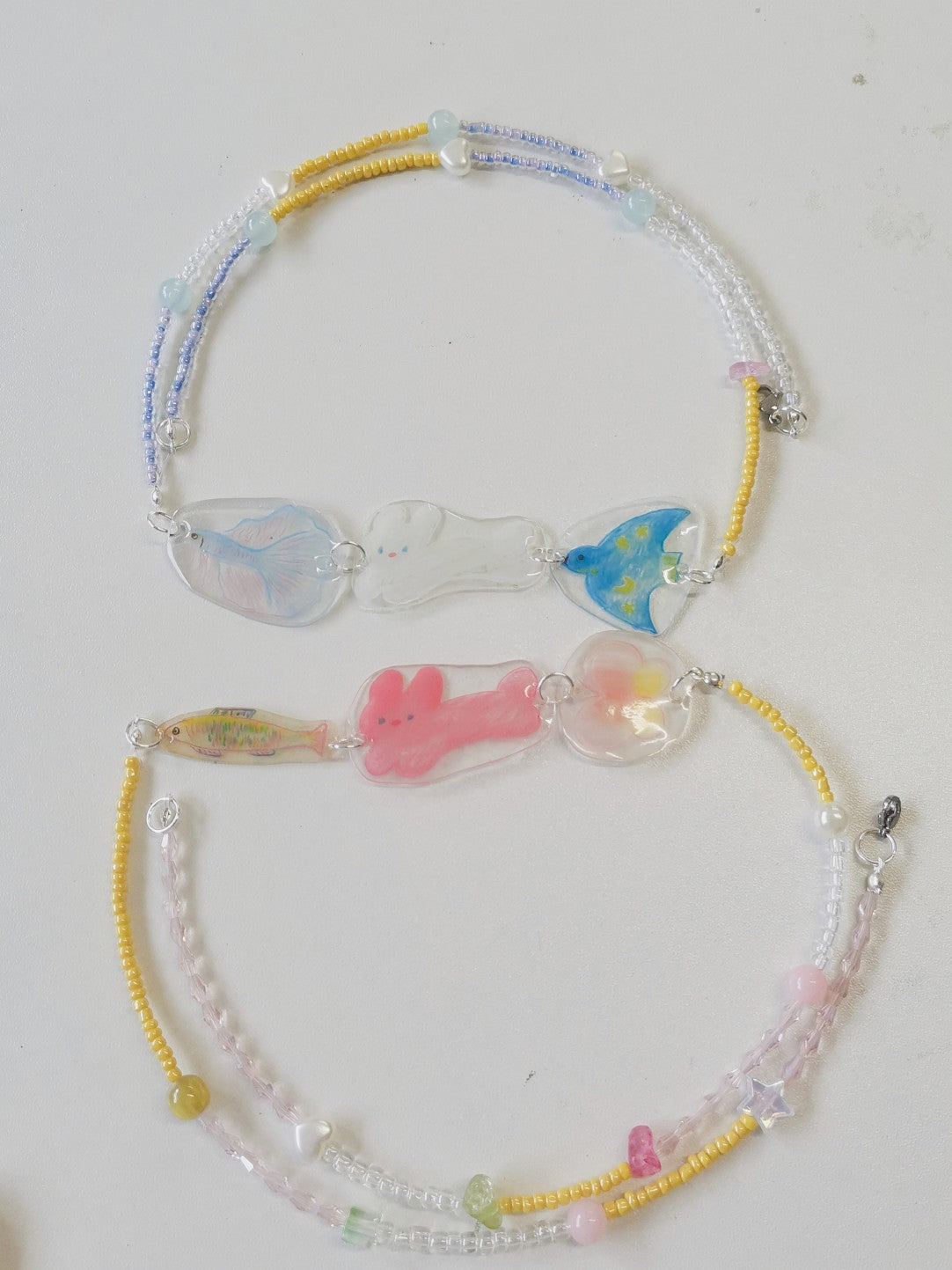 Cute Cartoon Shrink Plastic Bracelet
