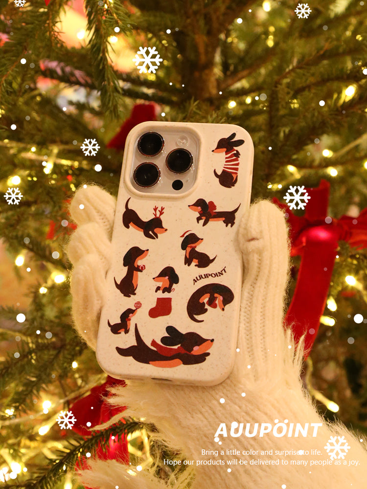 Cute Dachshund Phone Case with MagSafe