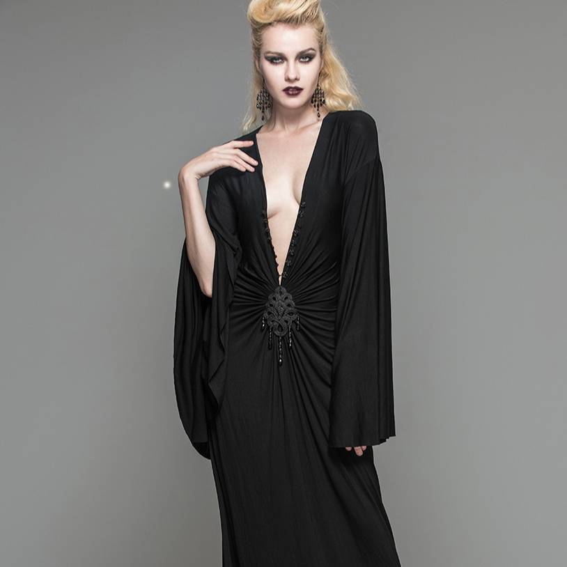 Death's Scythe' Gothic Evening Dress | Dress Death's Scythe' Gothic Evening Dress | Dress