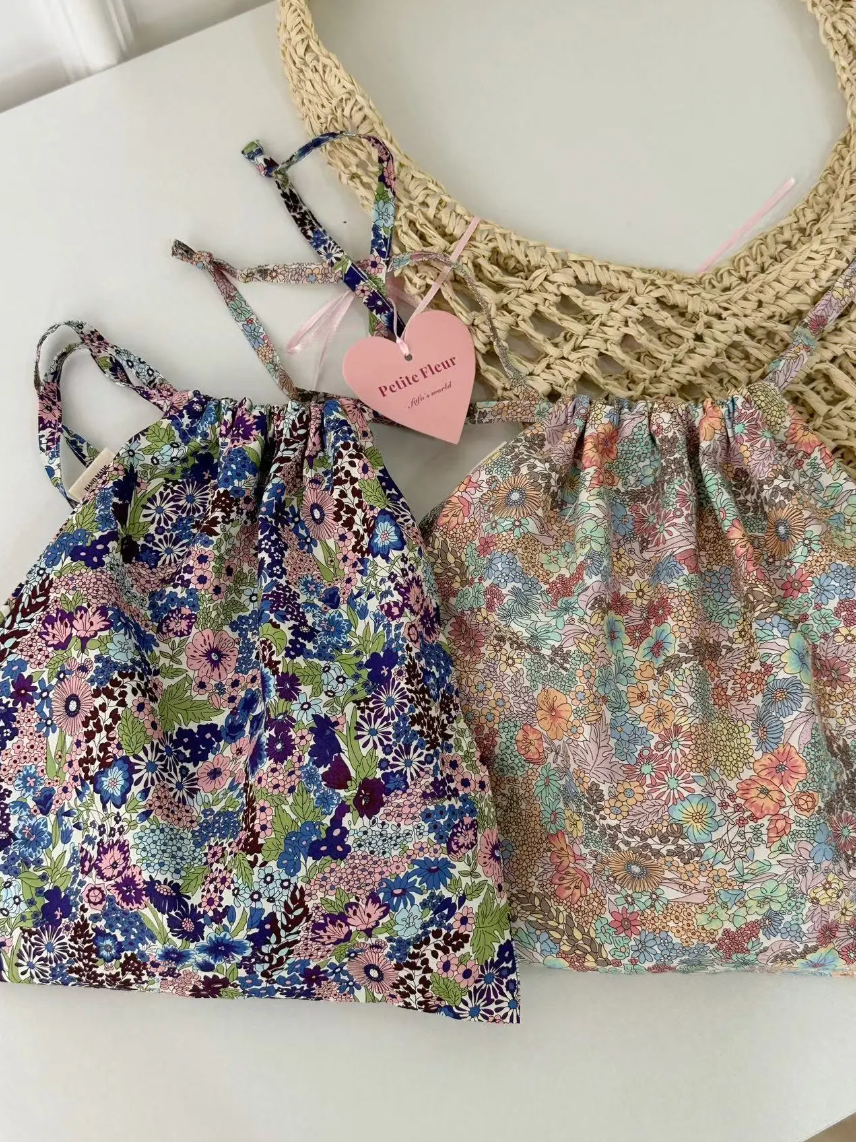 Floral Handwoven Straw Bag