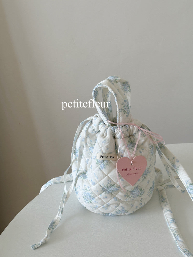 Floral Print Drawstring Cloud Backpack