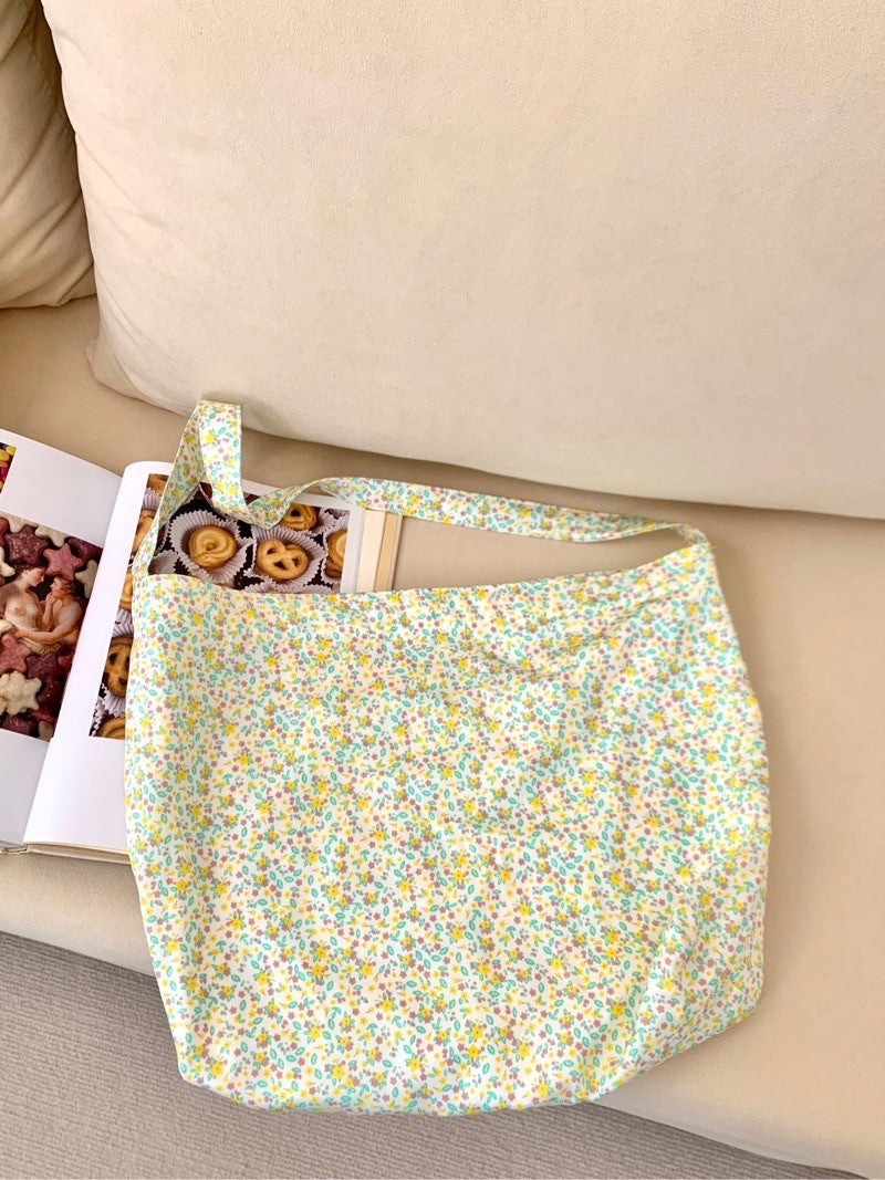 Floral Printed Reusable Tote Bag