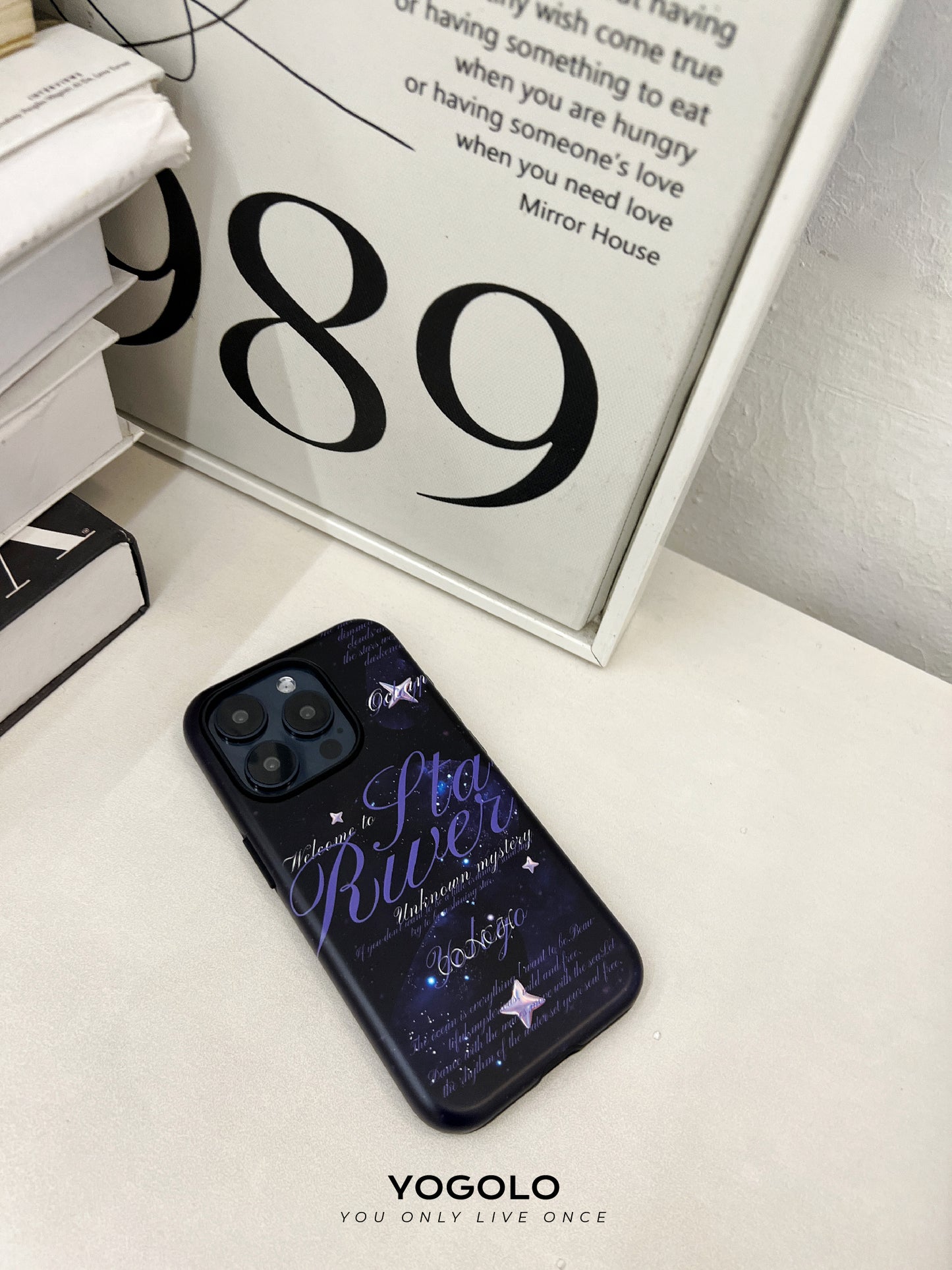 Galaxy Printed Double Layer Phone Case
