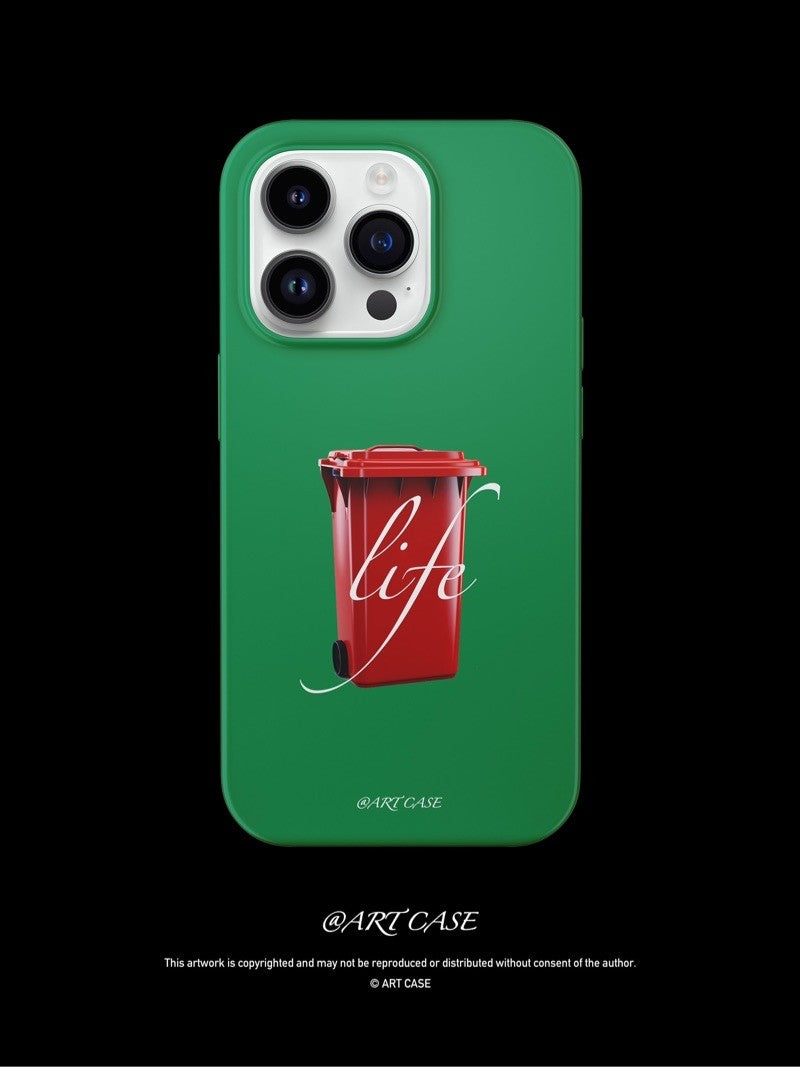 Garbage Life Printed Phone Case