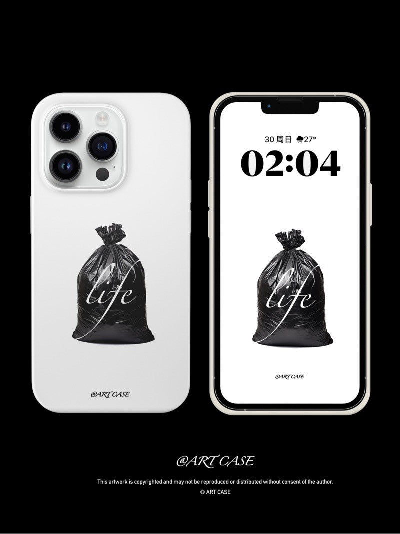 Garbage Life Printed Phone Case