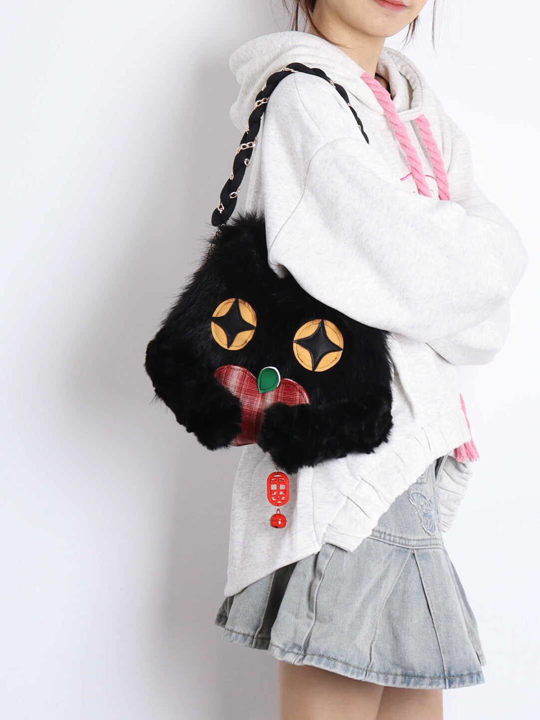 Get Rich Black Cat Bag