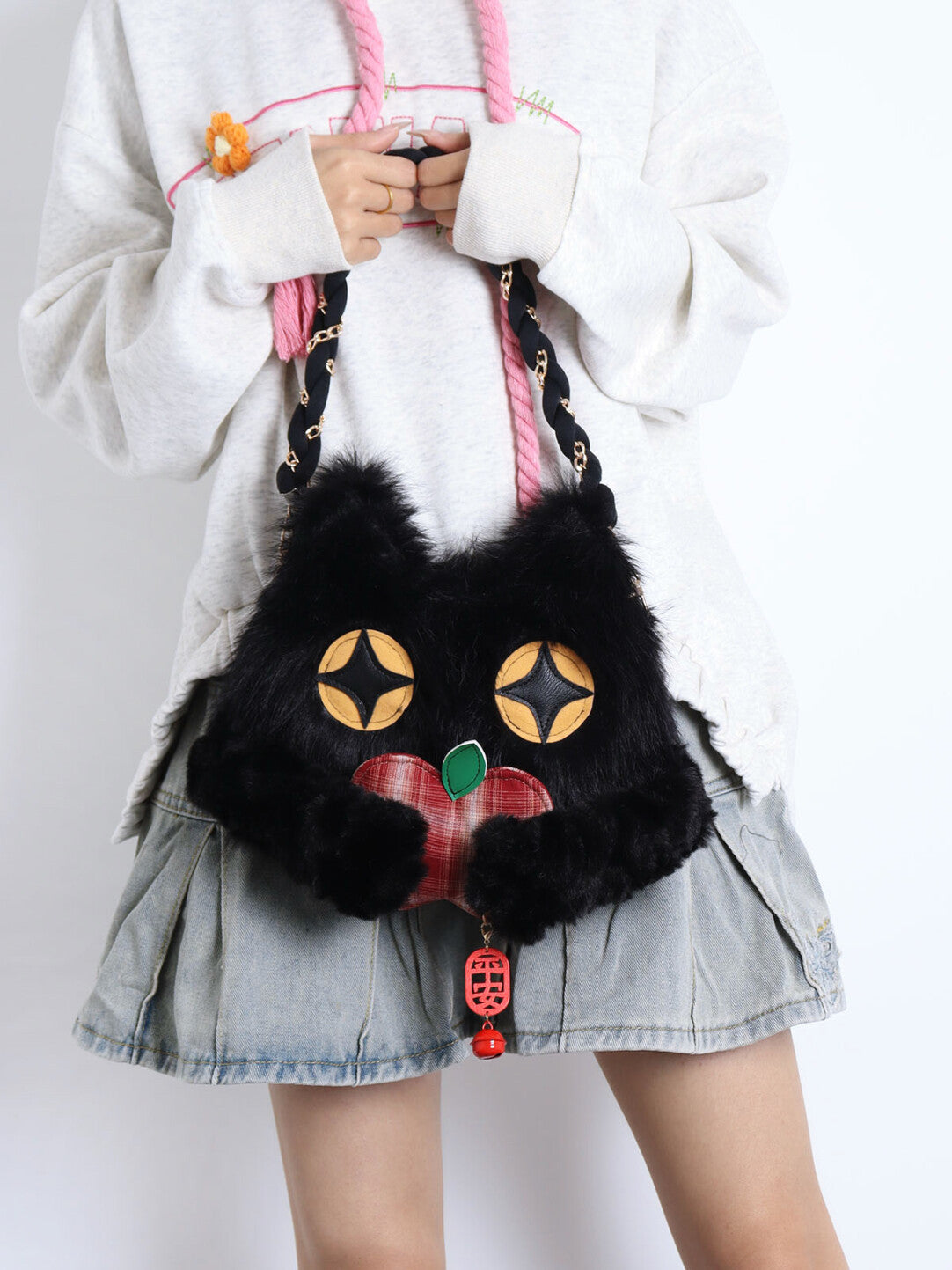 Get Rich Black Cat Bag