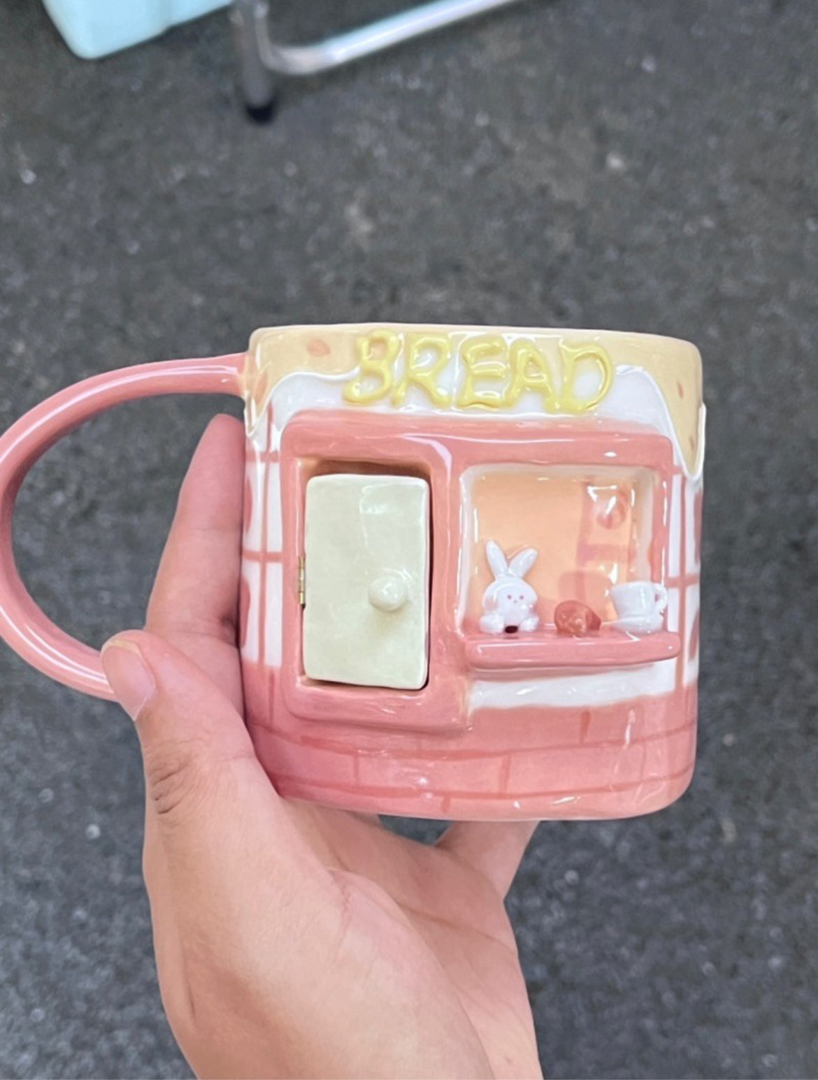 Handmade Cat Bakery Ceramic Cup