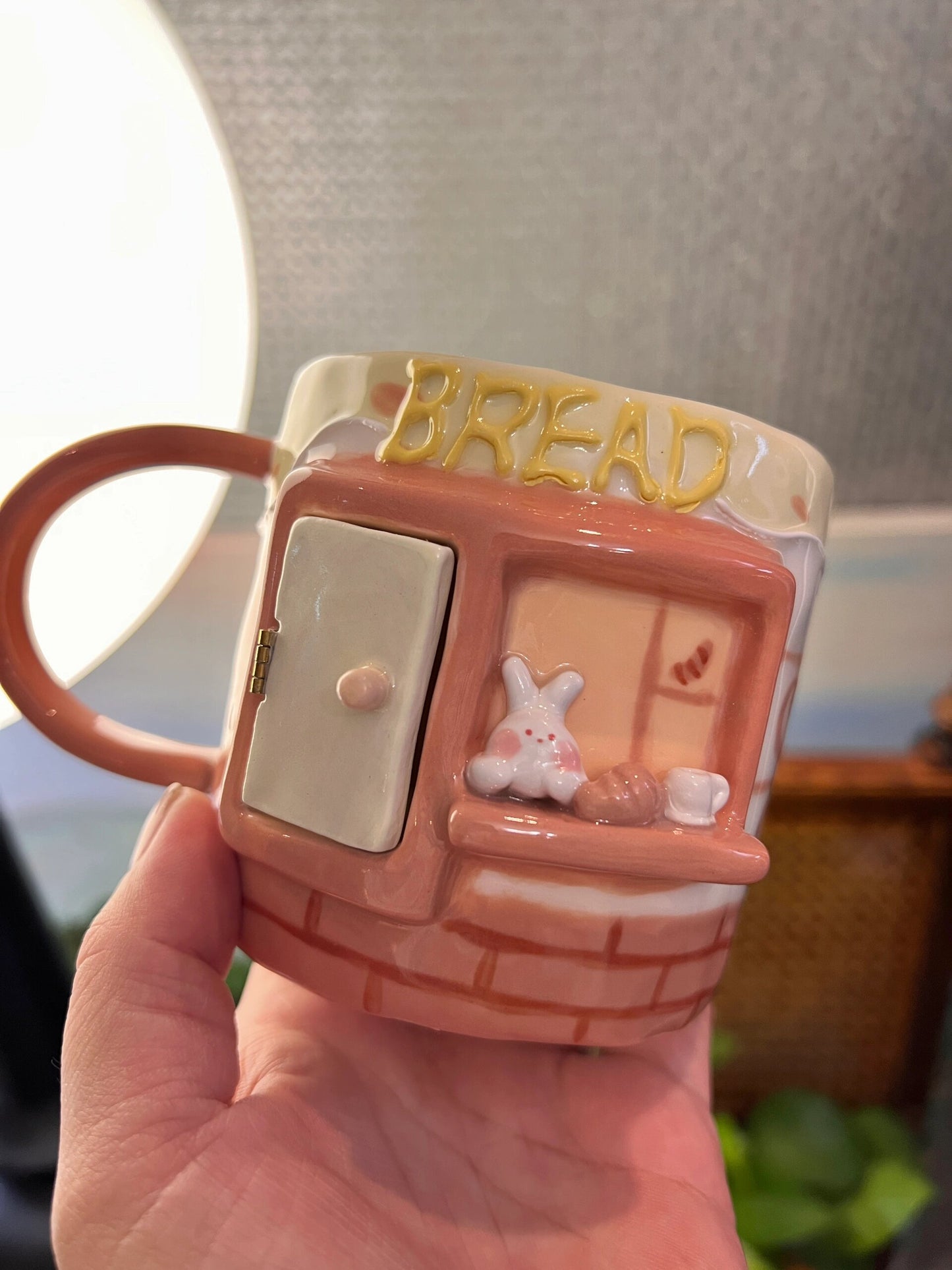 Handmade Cat Bakery Ceramic Cup