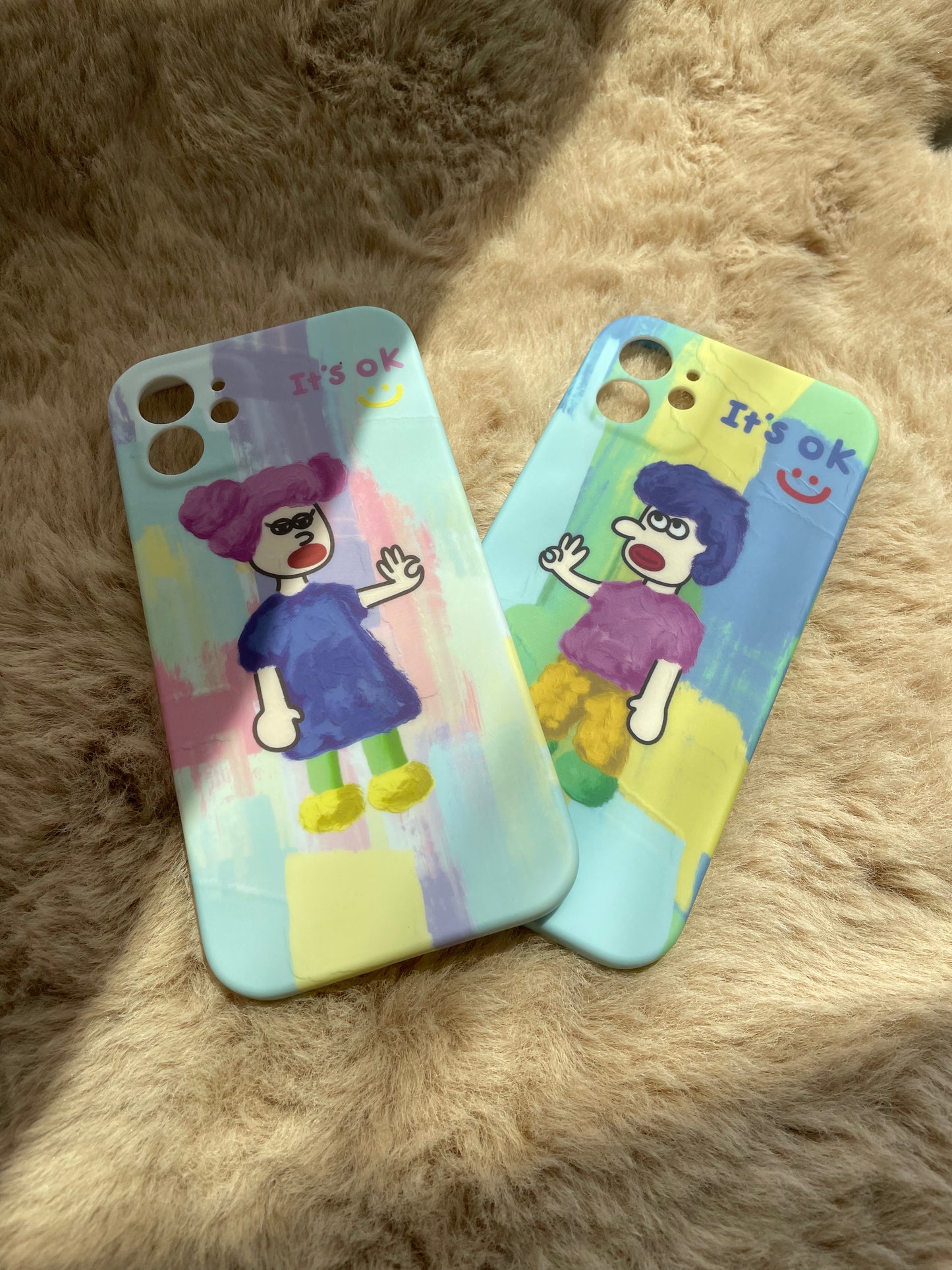 Unique couple phone case