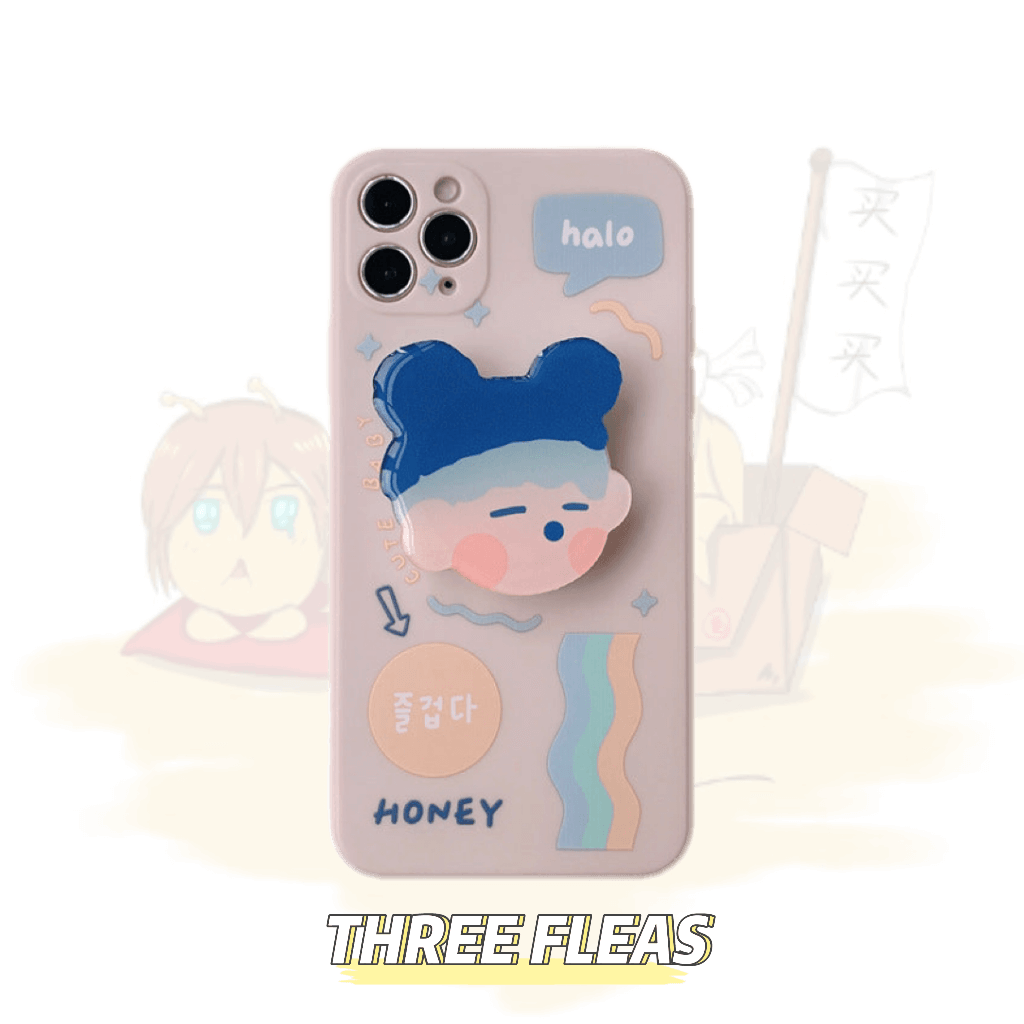 「iPhone」Boy Blue Cover with Holder