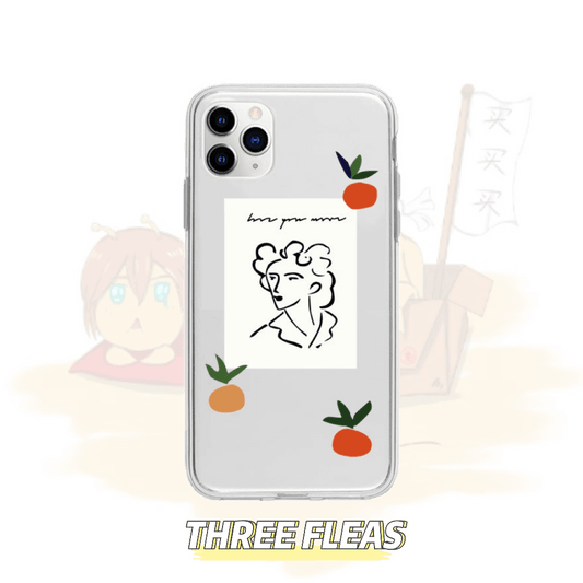 Artistic Transparent iPhone Case | phone accessories | Three Fleas
