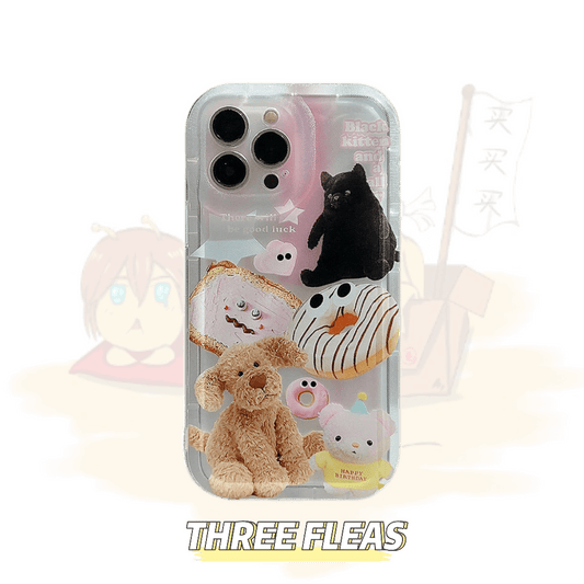 「iPhone」Sticker Pink Soft Protective Cover | phone accessories | Three Fleas