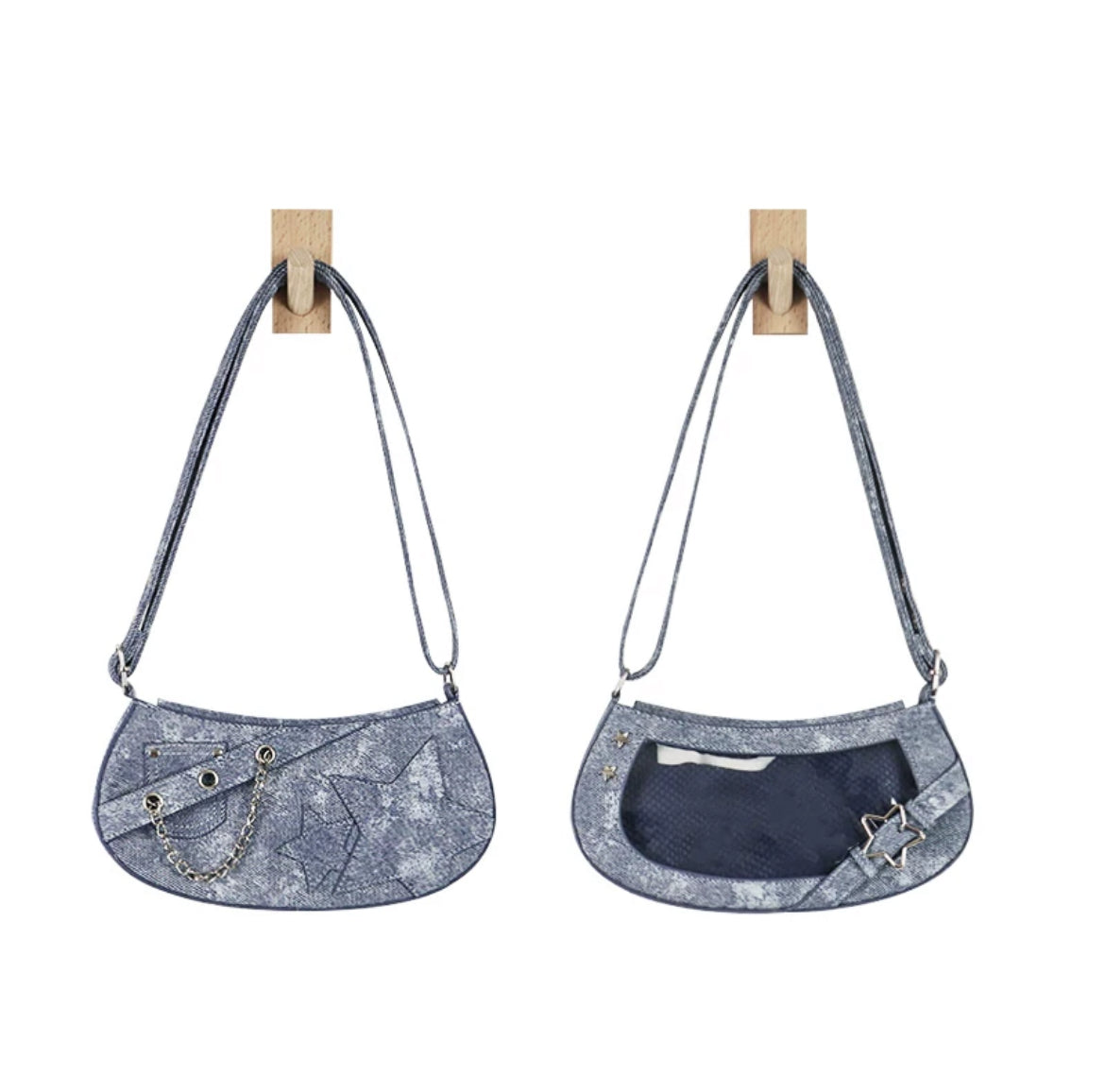 Star Chain Denim Ita-Bag