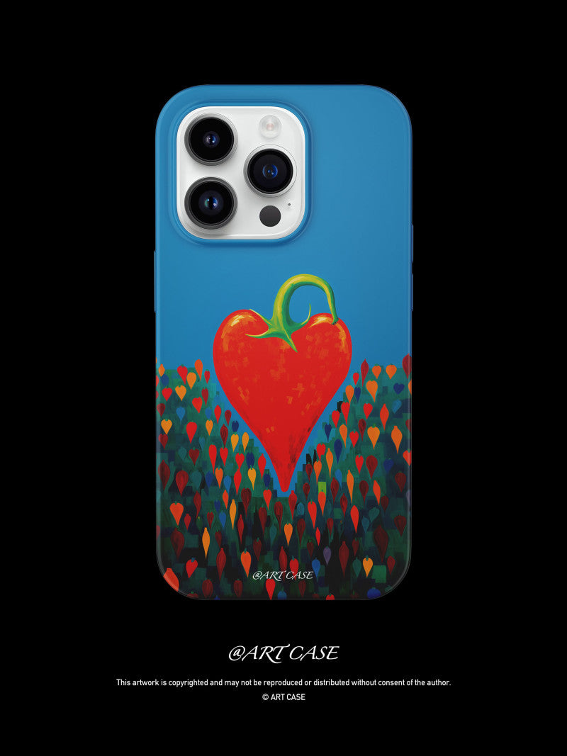 Love Chili Printed Phone Case