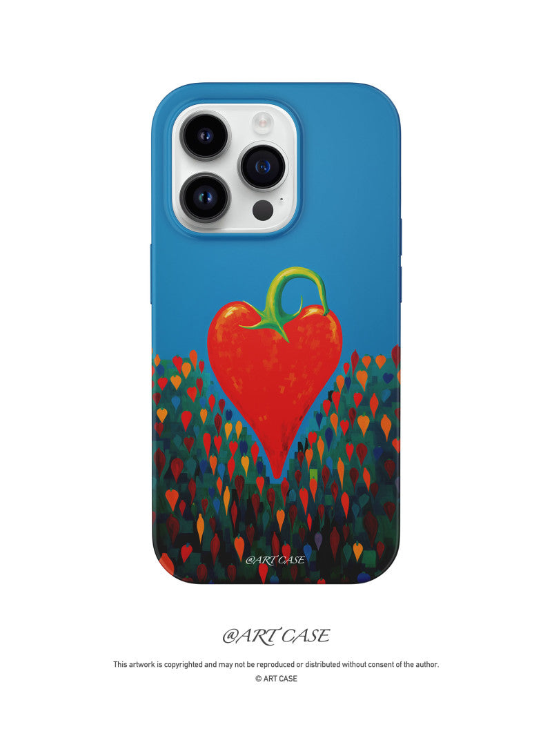 Love Chili Printed Phone Case