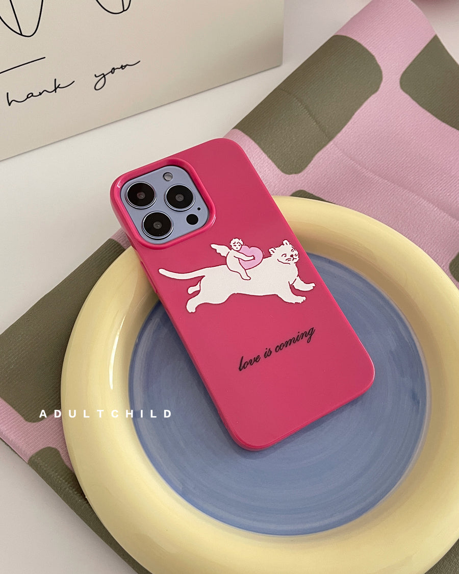 Love Is Coming Cupid Phone Case