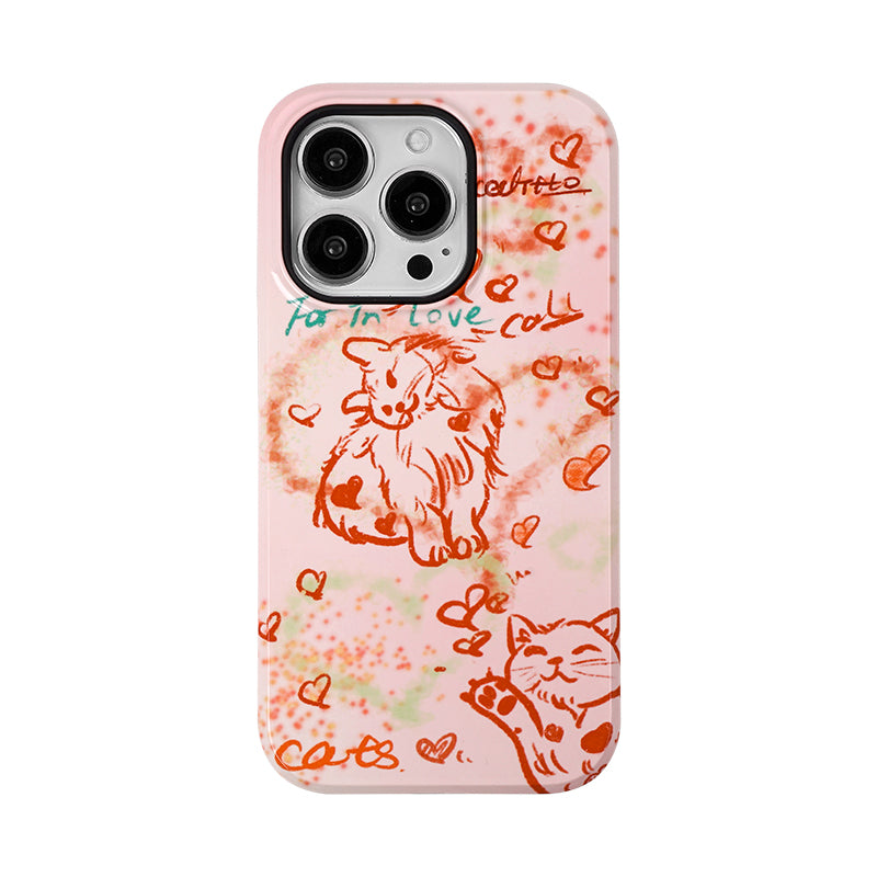 Fall In Love with Cat Phone Case