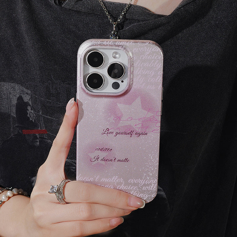 Rose Metal Star Phone Case
