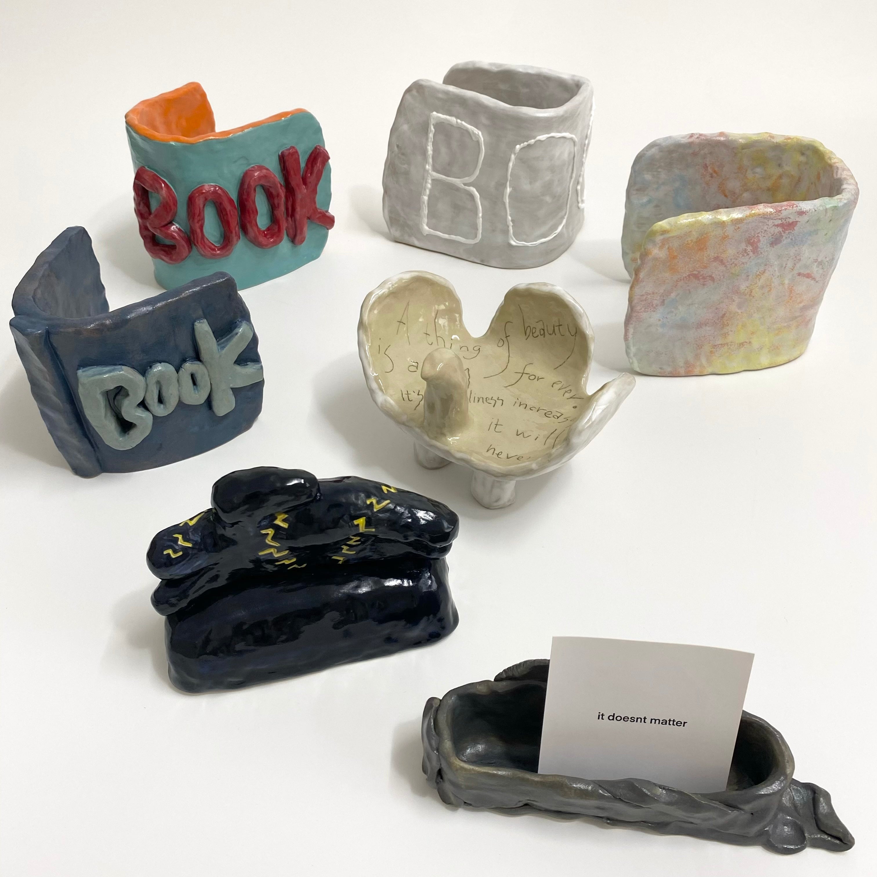 Original」Creative Handmade Ceramic Bookshelves | Indie Brand | Three Fleas