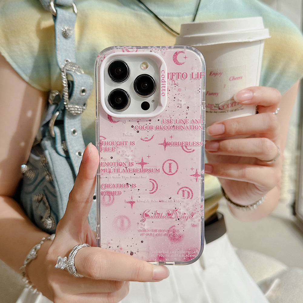 Pink Stars Phone Case
