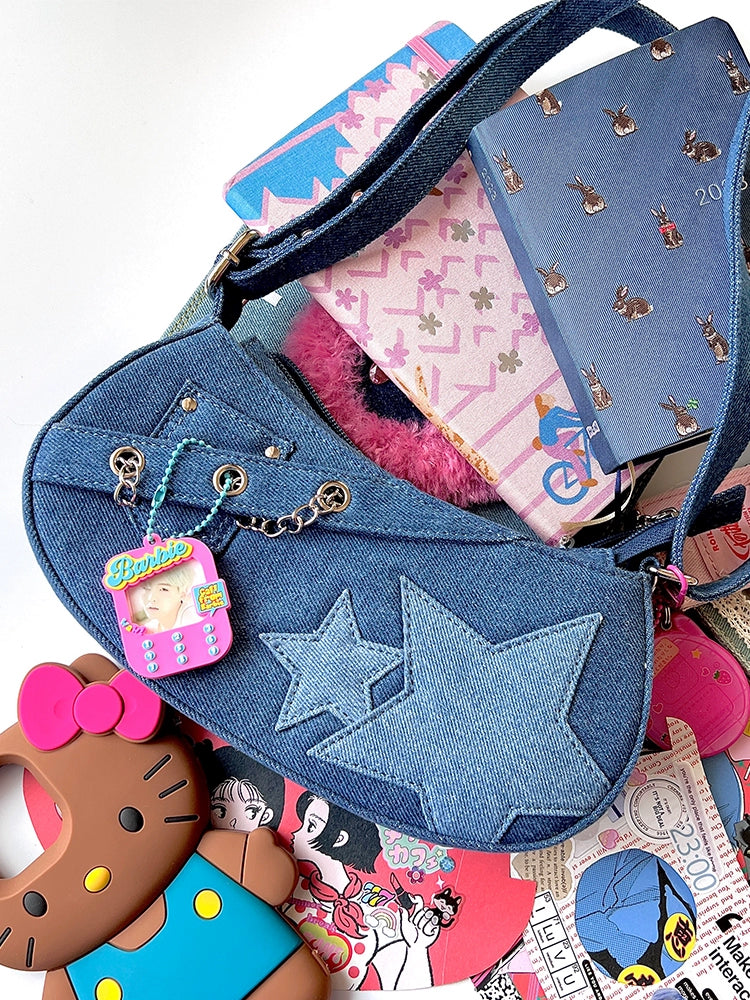 Star Chain Denim Ita-Bag