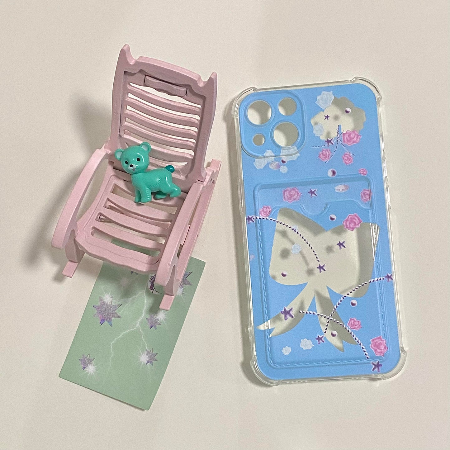 Y2k Butterfly Pink Rose Stars Phone Case