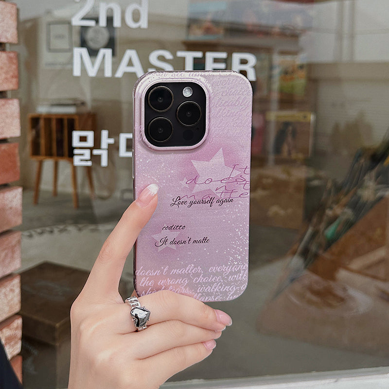 Rose Metal Star Phone Case