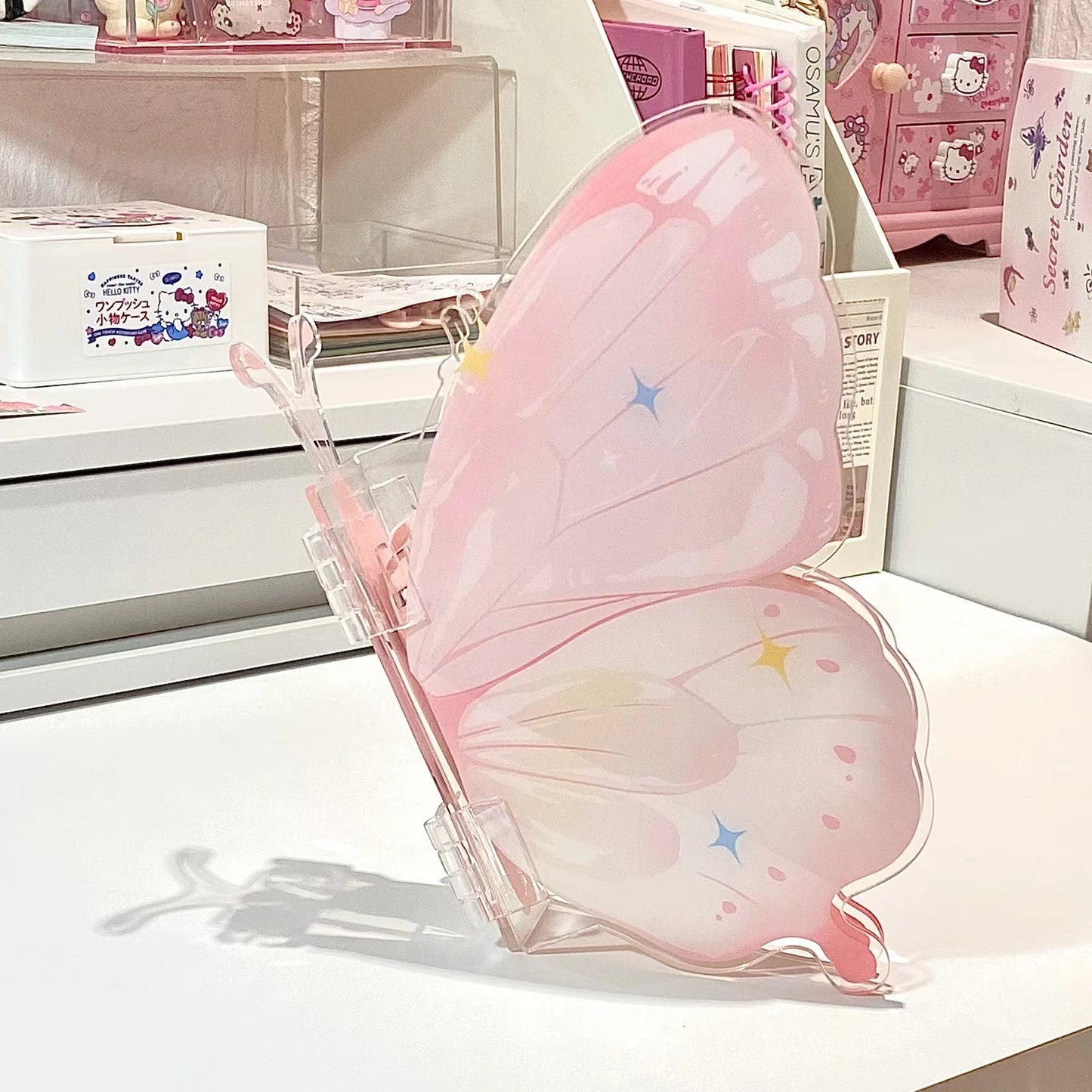 Pink Butterfly Folder