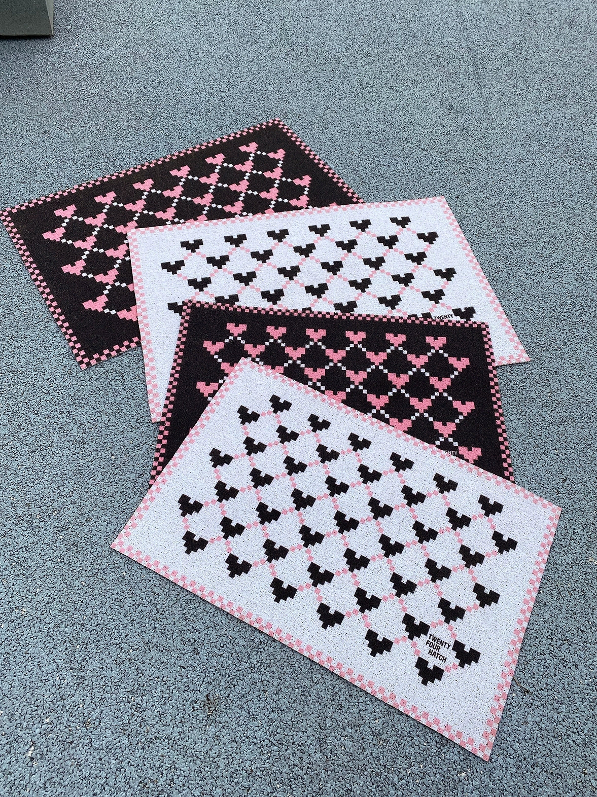 Love Mosaic Mats
